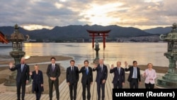 Líderes del G7 en Hiroshima, Japón. 19 de mayo del 2023