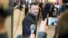 El presidente ucraniano Volodymyr Zelenskyy en el Foro Económico Mundial de Davos en Suiza, el 16 de enero de 2024. Zelenskyy dijo en una entrevista el 19 de enero que le preocupa la perspectiva del regreso de Donald Trump a la Casa Blanca.