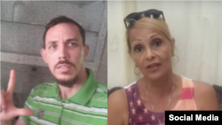 Ian Gámez Gell y su madre María Estrella.