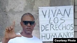 Yanier Joubert Cisneros, ex preso político cubano.