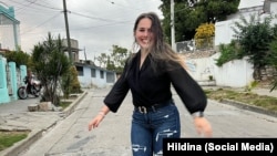 La youtuber cubana "Hildina". Foto obtenida del perfil de facebook de la influencer.