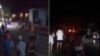 Videos en redes sociales muestran protestas en la noche del domingo, 17 de marzo, en El Cobre, Santiago de Cuba, y el poblado de Santa Marta, en Cárdenas, Matanzas. (Captura de video/Facebook)