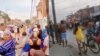 Los bayameses también se lanzaron a la calle, en protesta contra las difíciles condiciones que ve la población cubana. (Captura de video/Facebook)