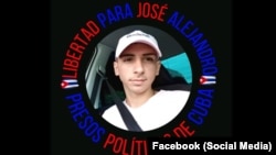 José Alejandro Rodríguez Guelin, manifestante del 11J en Jovellanos, Matanzas.