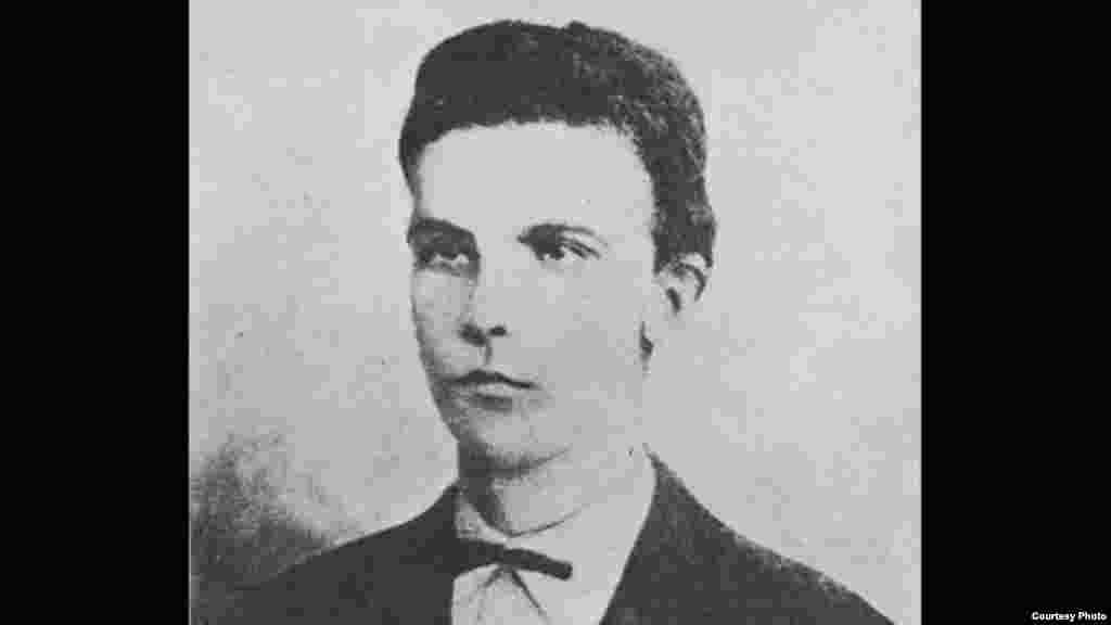 José Martí en la primavera de 1869.  