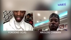 La conversación de Yordenis Ugás y Aroldis Chapman La conversación de Yordenis Ugás y Aroldis Chapman