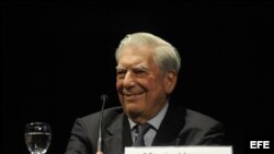 El escritor peruano Mario Vargas Llosa, Premio Nobel de Literatura.