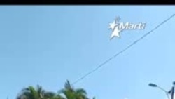 Cubanos exiliados responden a oficialistas en manifestación por el Día de los Derechos Humanos en San José, Costa Rica Cubanos exiliados responden a oficialistas en manifestación por el Día de los Derechos Humanos en San José, Costa Rica