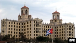 Vista del Hotel Nacional de Cuba.