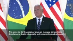 Mensaje del vicepresidente Mike Pence a los centroamericanos Mensaje del vicepresidente Mike Pence a los centroamericanos