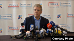 Iván Duque en Miami este sábado 14 de julio, 2018.