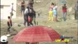 Desalojo a la fuerza en Palma Soriano captado en cámara Desalojo a la fuerza en Palma Soriano captado en cámara