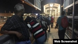 Cubanos varados en la frontera de México con EEUU esperan que Trump tenga una solución para ellos.
