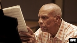 El músico cubano Bebo Valdés