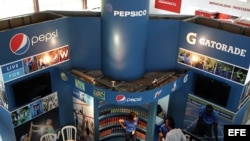Pepsi fue parte de las empresas estadounidenses que participaron en la Feria Internacional de La Habana 2012.