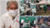 Combinación de fotos del doctor Durán y la realidad de los hospitales en la isla denunciada por la ciudadanía en redes sociales.