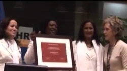 Las Damas de Blanco recogen en Bruselas el Sájarov 2005 Las Damas de Blanco recogen en Bruselas el Sájarov 2005