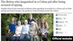 El calvario de Purvis publicado en The Telegraph