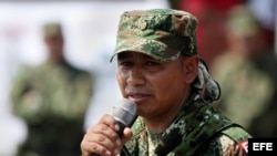 Foto archivo de un guerrillero del ELN.