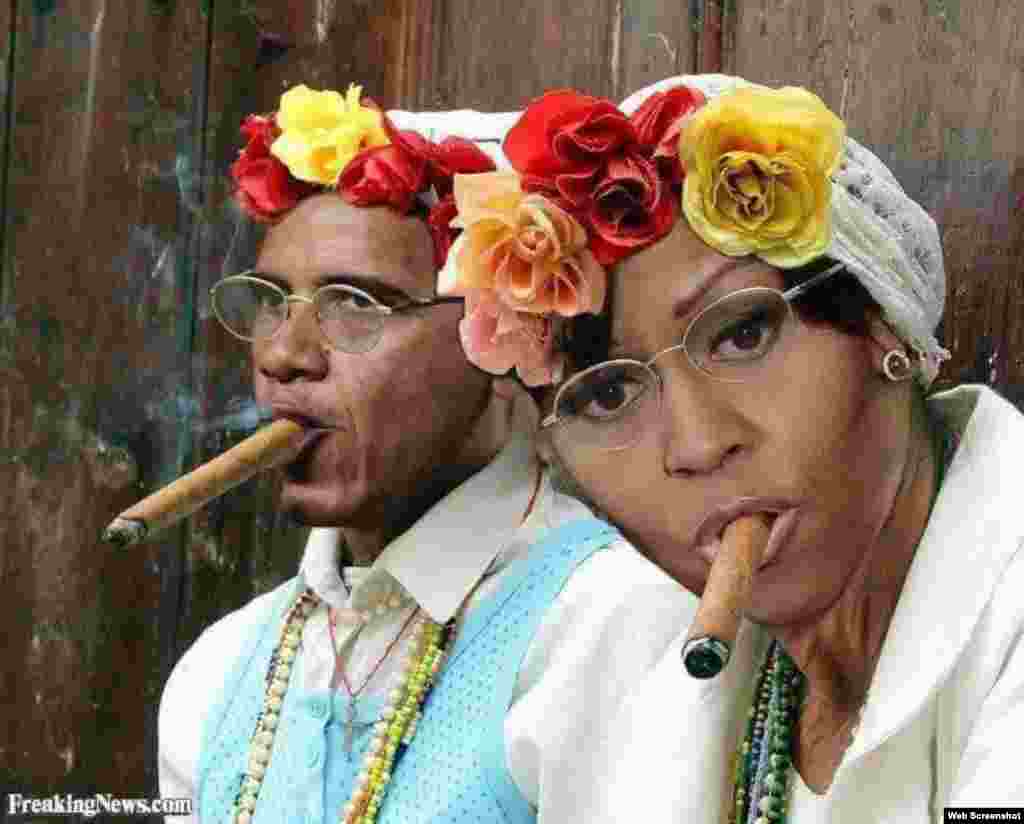 ¿Una foto de turista con la mulata adivina? Por qué no...