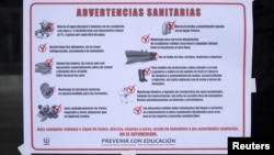 Advertencia sobre los casos de cólera en Cuba y las medidas a tomar.