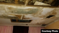 Techo de la vivienda de la cubana Dairis González Ravelo, damnificada por el huracán irma.