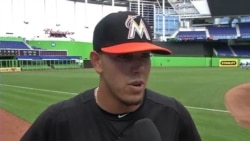 José Fernández lanzador cubano de los Marlins recibe elogios en su debut José Fernández lanzador cubano de los Marlins recibe elogios en su debut
