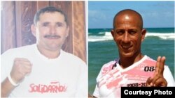 Eliécer Palma Pupo (izq) y Francisco Luis Manzanet.