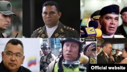 Los seis funcionarios venezolanos identificados por HRW como violadores de los derechos humanos.
