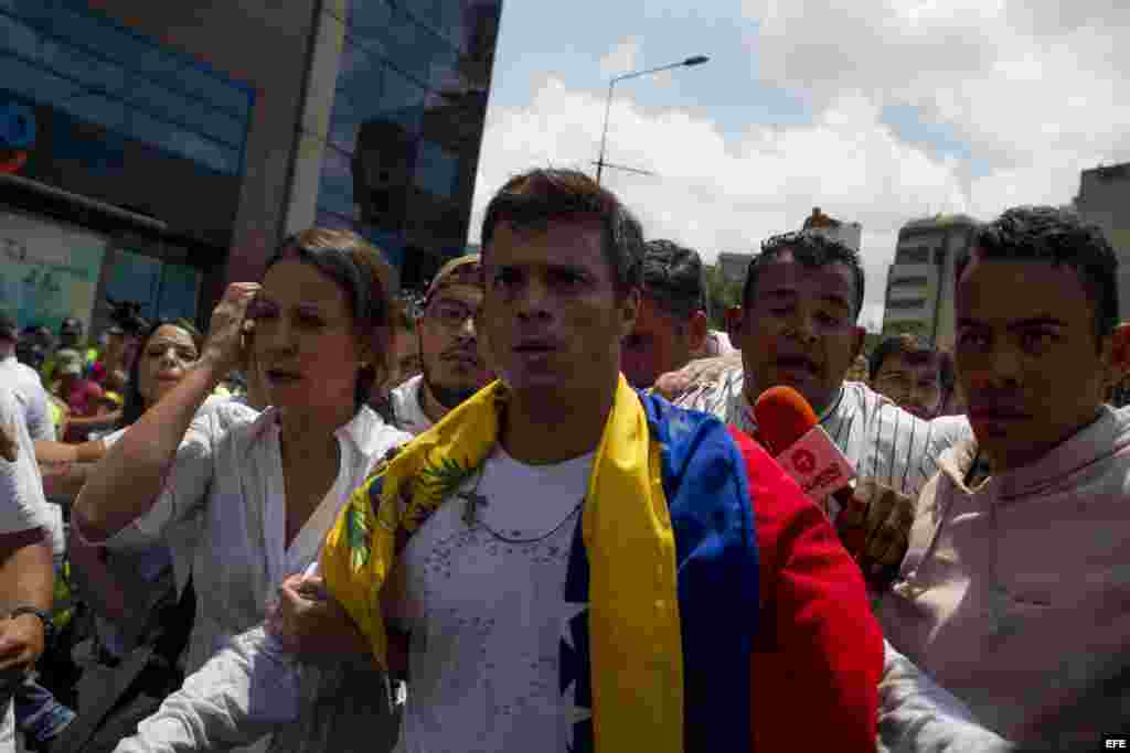 "No me voy a ir de Venezuela nunca", dijo antes de entregarse. 