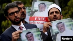 Amigos del periodista Jamal Khashoggi.