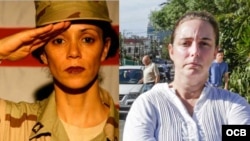 Combinación de fotografías de Coco Fusco (tomado de cocofusco.com) y Tania Bruguera (AFP).