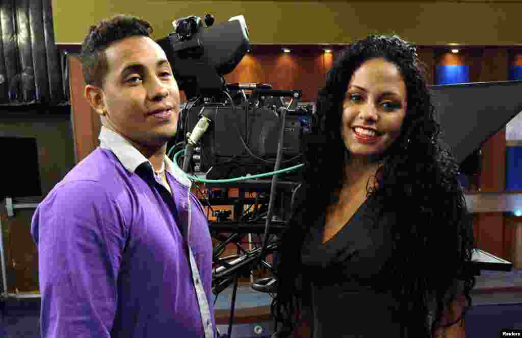 Javier Núñez y Anailín de la Rúa, protagonistas del filme "Una Noche".