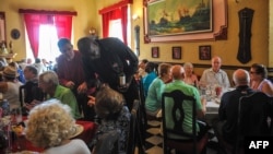 La Moneda Cubana un restaurante privado en La Habana.