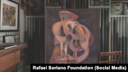 Obra de arte del pintor cubano Rafael Soriano (1920-2015).