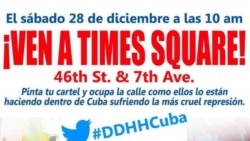 Manifestación en Nueva York contra el uso de niños en actos de repudio Manifestación en Nueva York contra el uso de niños en actos de repudio