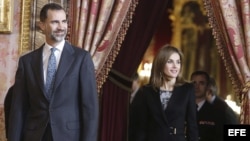 Los Reyes Felipe y Letizia.