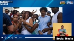 La activista Iliana Hernández partició en el show desde Cuba.