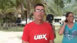 Ubernel Cruz Álvarez, opositor cubano varado en Sapzurro, Colombia. Ubernel Cruz Álvarez, opositor cubano varado en Sapzurro, Colombia.