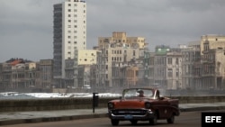 Malecón en La Habana (Cuba).