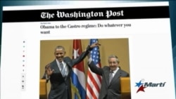 Washington Post: Obama ha dejado al Gobierno cubano hacer lo que quiera Washington Post: Obama ha dejado al Gobierno cubano hacer lo que quiera