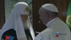 Papa Francisco y patriarca Kirill se abrazan en Cuba Papa Francisco y patriarca Kirill se abrazan en Cuba