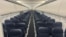El interior de un avión de Global X Airlines la compañía que realiza los vuelos de deportación desde Estados Unidos a Cuba.