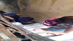 Temen por el colapso del edificio donde vive una familia con dos niñas Temen por el colapso del edificio donde vive una familia con dos niñas