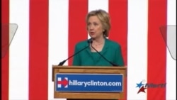 Hillary Clinton pide en Miami el fin del embargo Hillary Clinton pide en Miami el fin del embargo