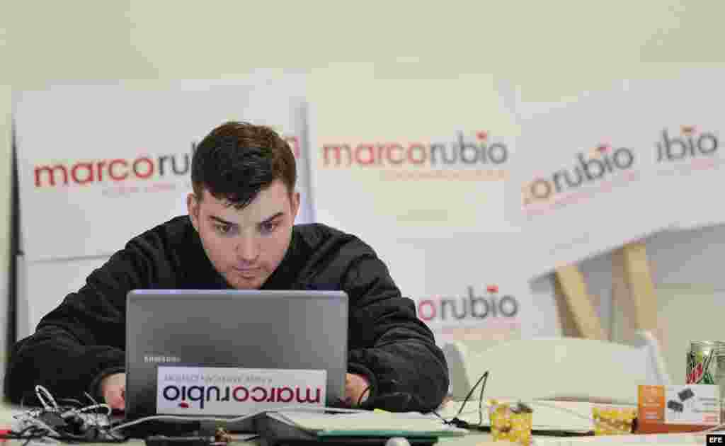 La campaña de Marco Rubio en Iowa.