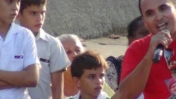 Manifestación en Madrid contra el uso de niños cubanos en actos de repudio Manifestación en Madrid contra el uso de niños cubanos en actos de repudio