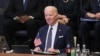 Presidente Joe Biden en la cumbre de OTAN sobre invasión rusa a Ucrania.