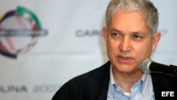 Juan Francisco Puello Herrera, presidente de la Confederación de Béisbol del Caribe.