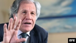 El secretario general de la Organización de Estados Americanos (OEA), Luis Almagro.